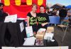 Nayland College business winners Phillipa Oldham, left, and Gemma Fern at the Saturday market. Photo: Amber Bourke.