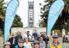 Some of the organisers and those taking part in the Konica Minolta Nelson Cycle Festival next month. Photo: Phillip Rollo.