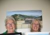 Art group Nelson members Marg Rawlins and Connie Charlton with some of their pieces that will be up on display during the annual art exhibition held at Queens Gardens this weekend. Photo: Sinead Ogilvie.